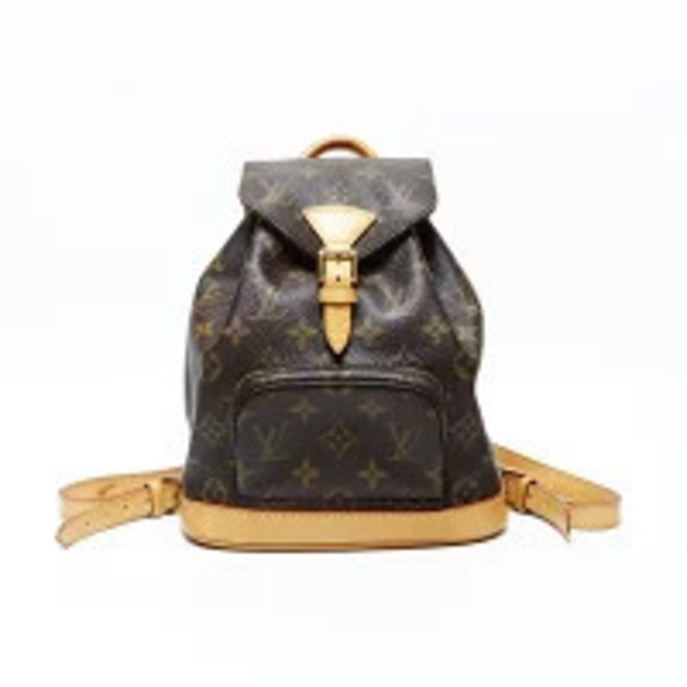 Louis Vuitton Monogram Montsouris Backpack Daypack Brown